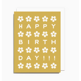 Birthday Daisies Card - 745 Card Wall