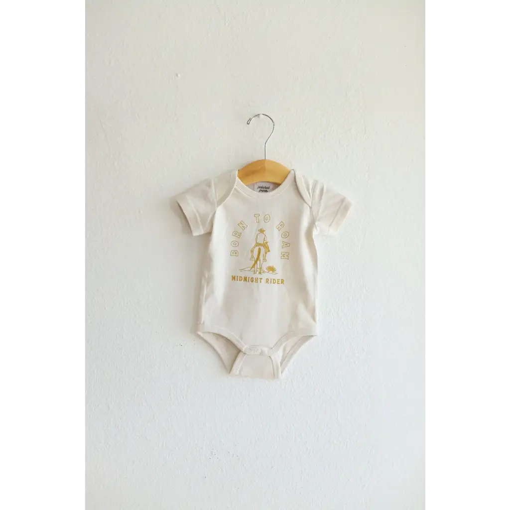 Born to Roam Organic Cotton Baby Bodysuit - Baby Bodysuit