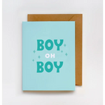 Boy Oh Boy Greeting Card - 745 Card Wall