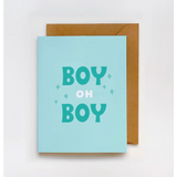 Boy Oh Boy Greeting Card - 745 Card Wall