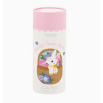 Easter Bunny jigsaw puzzle in a chic cylindrical container for fun family times