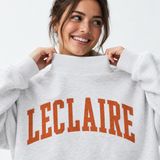 Leclaire Elementary Collegiate Inspired Adult Mockneck