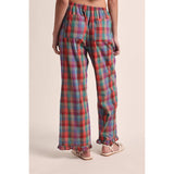 Multicolor Plaid Pant