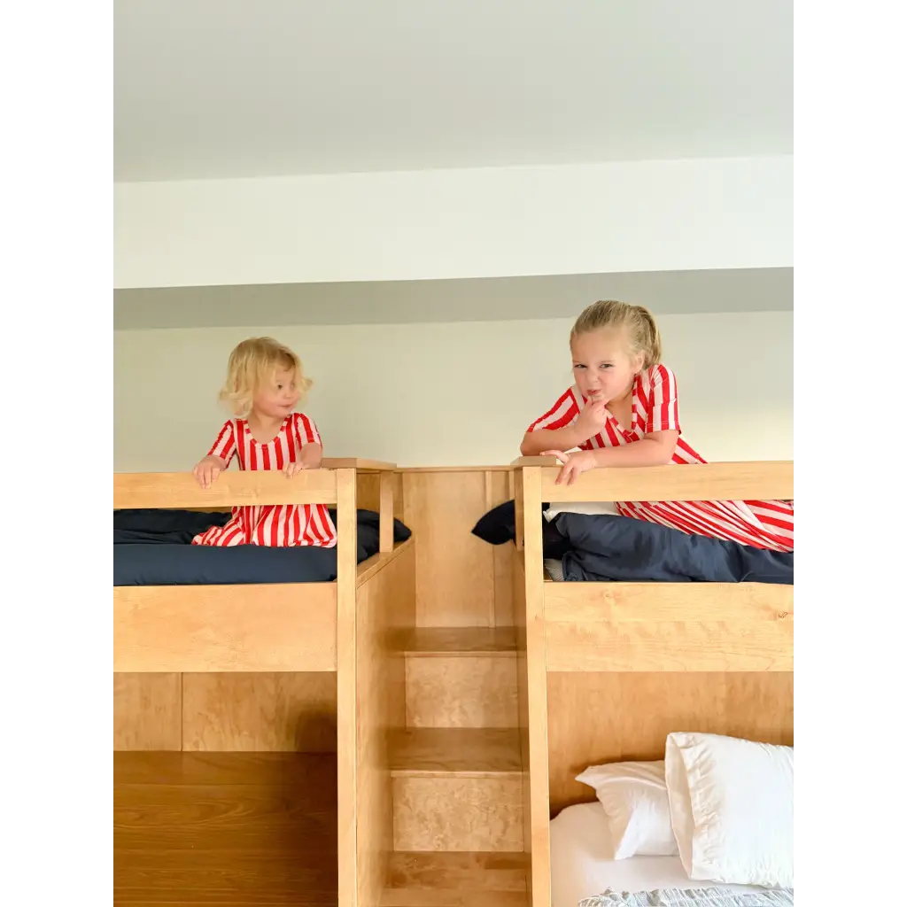 Cute bamboo twirl dress for girls with candy cane lane vibe