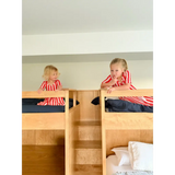 Cute bamboo twirl dress for girls with candy cane lane vibe