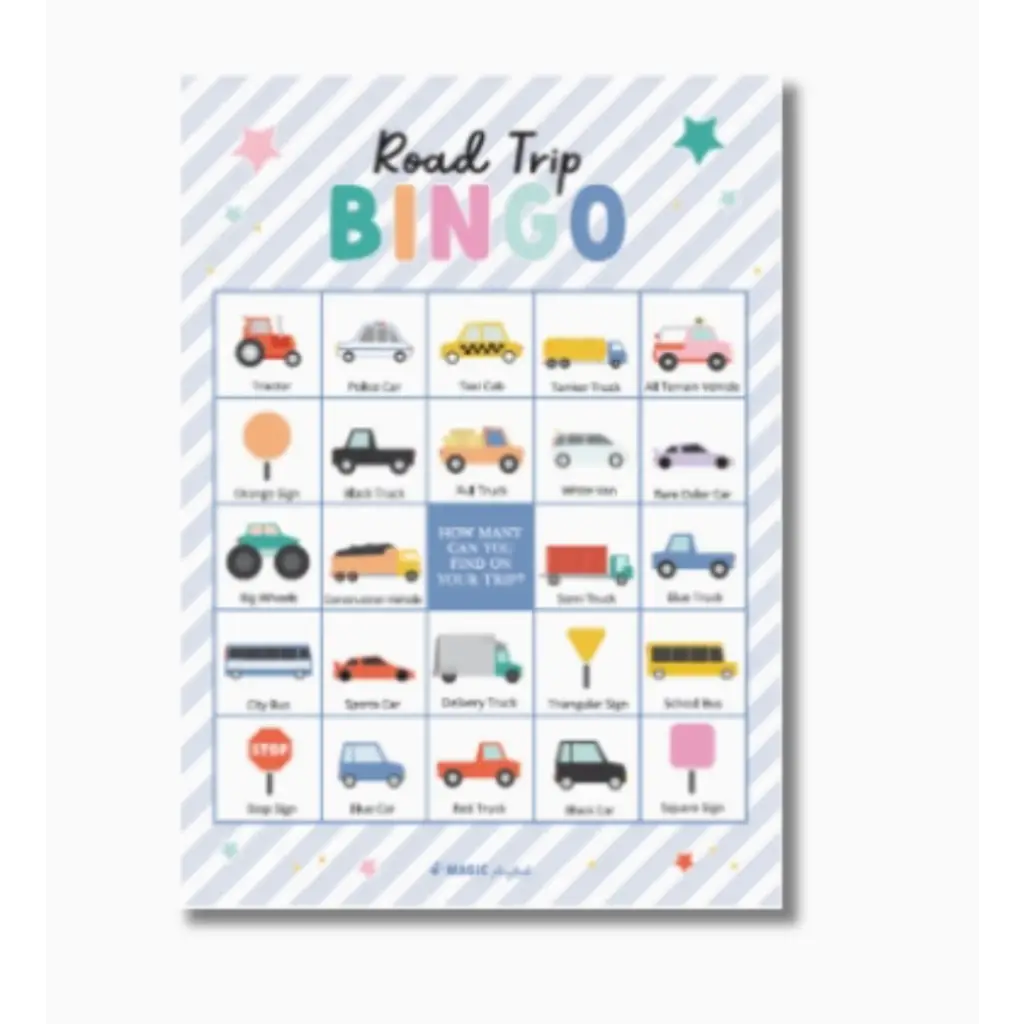 Car Bingo Pretend Play Notepad - 630 Toys