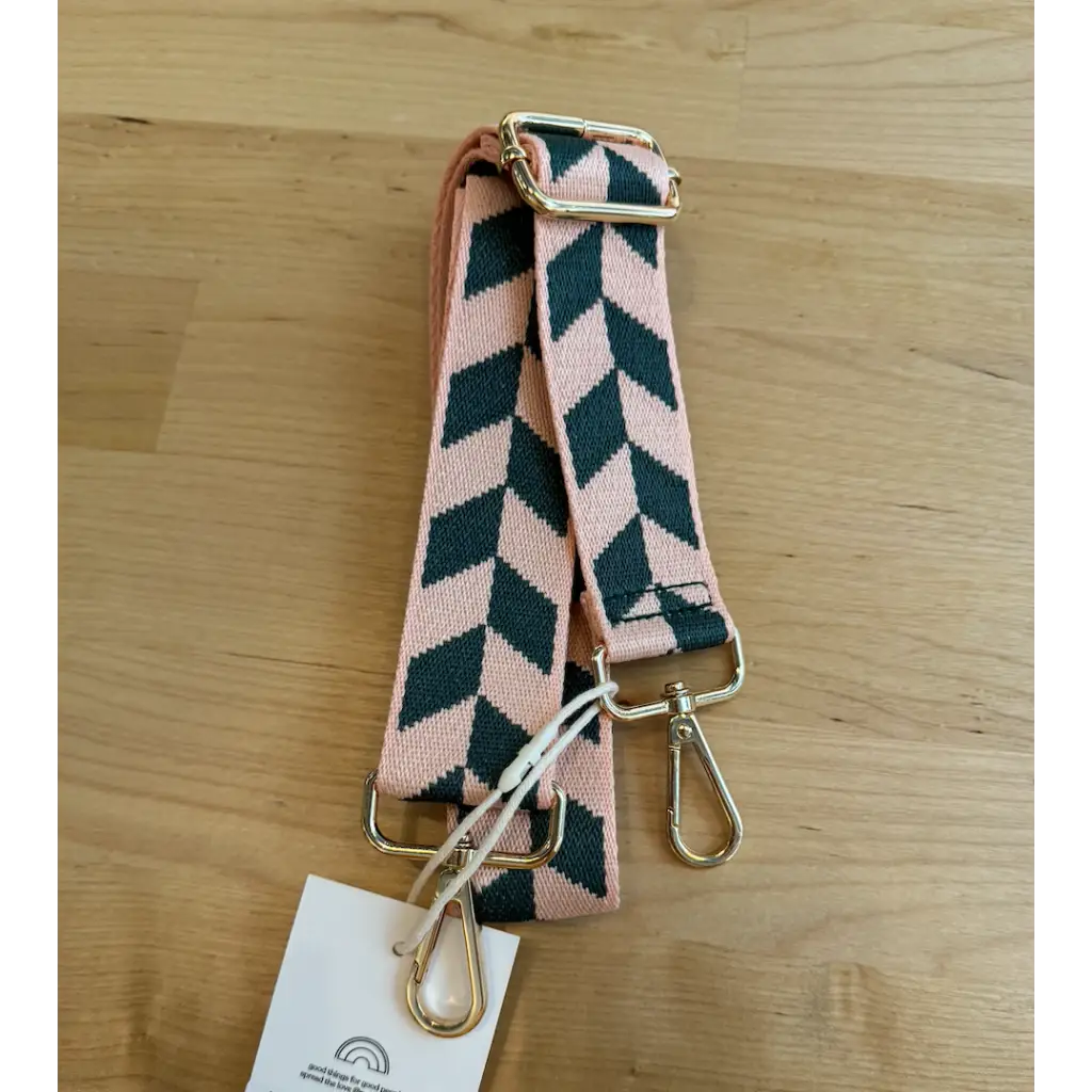 Checkerboard Adjustable Purse Strap - Mini Pink - 230 Adult