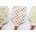 Decorative Play Nice White Pickle Ball Paddle with fun designs and stylish brown handle