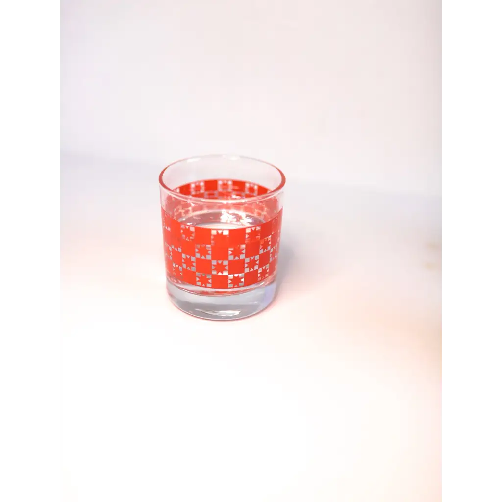 Checkered Burst Cocktail Glass | Special Release - 710