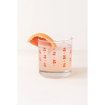 Pink grapefruit cocktail in a clear Cherries Cocktail Glass with cherry patterns, perfect for signs camp flag or mom tank fans