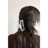 Medium size hair clip in pearlescent finish perfect for your favorite go-to hair style