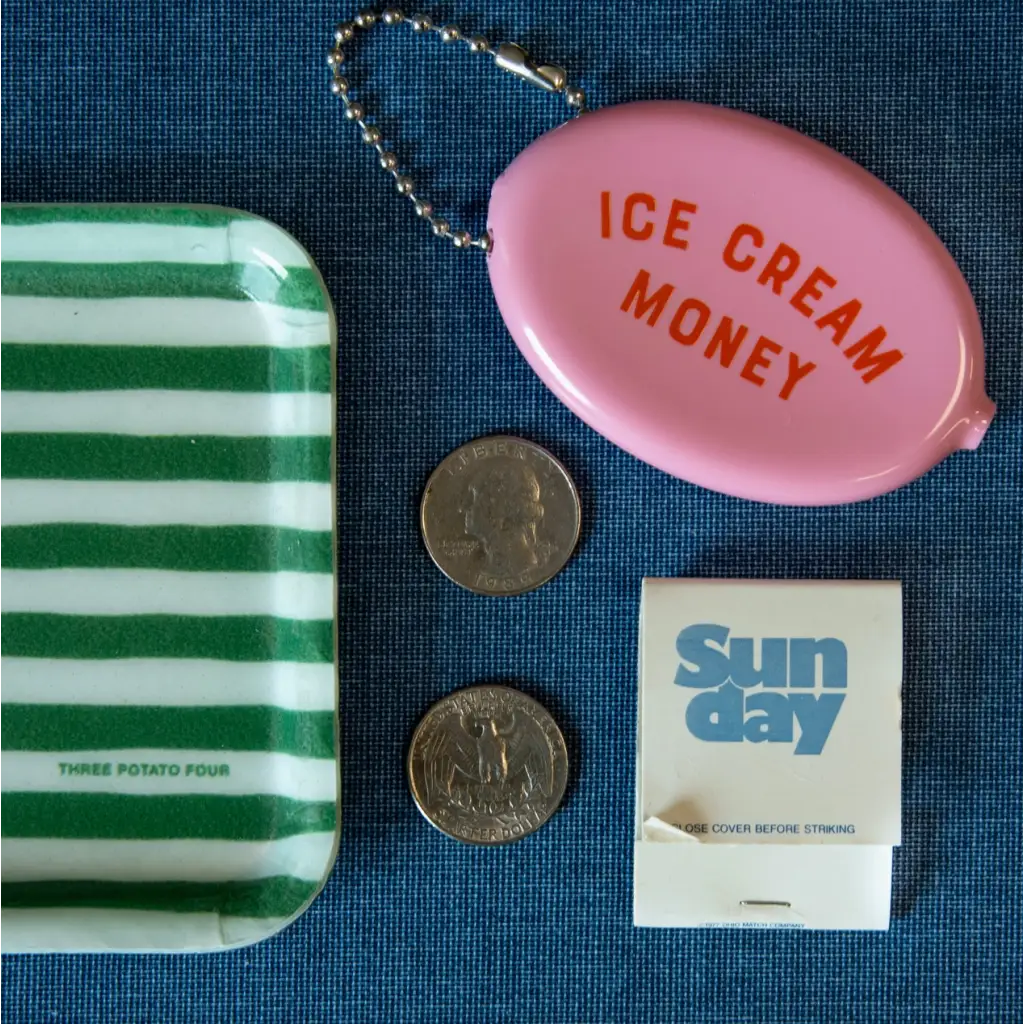 Coin Pouch - Ice Cream Money - 750 Keychain