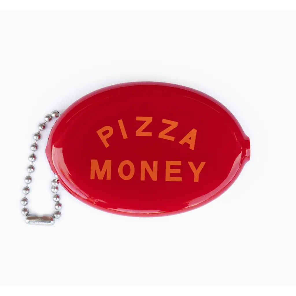 Coin Pouch - Pizza Money | Red - 750 Keychain