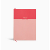 Two-toned Pink Planner from Colorblock A5 Softcover Undated Page A Day Planner showcasing stylish womens clothes