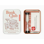 Conversation Cards Book Club Kit in a tin with stylish womens clothes and polished prints