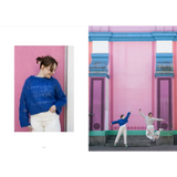 Cozy colors Nordic knits blue sweater in Danish style