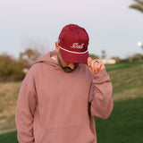 Dad 3D Puff Rope Hat - Maroon 5-Panel Snapback