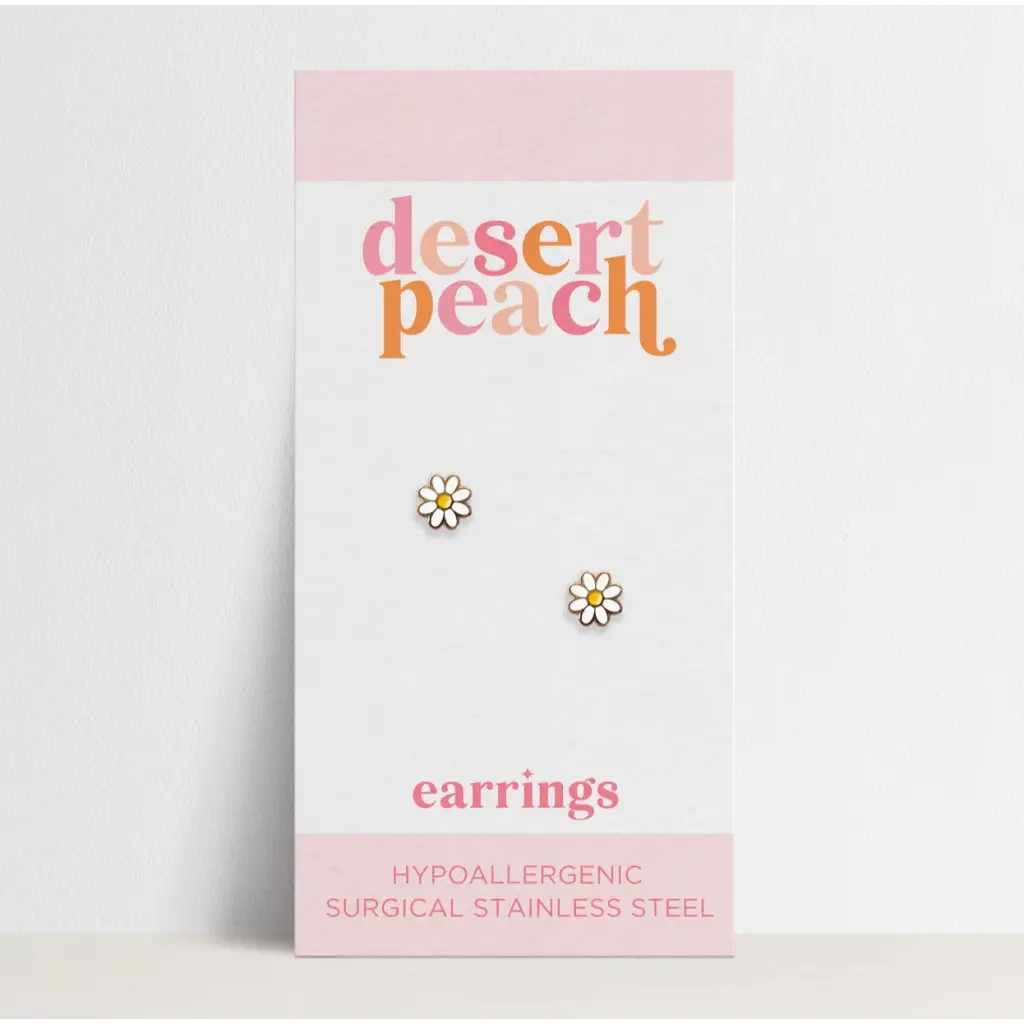 Daisy Stud Earrings | Stainless Steel - 560 Jewelry