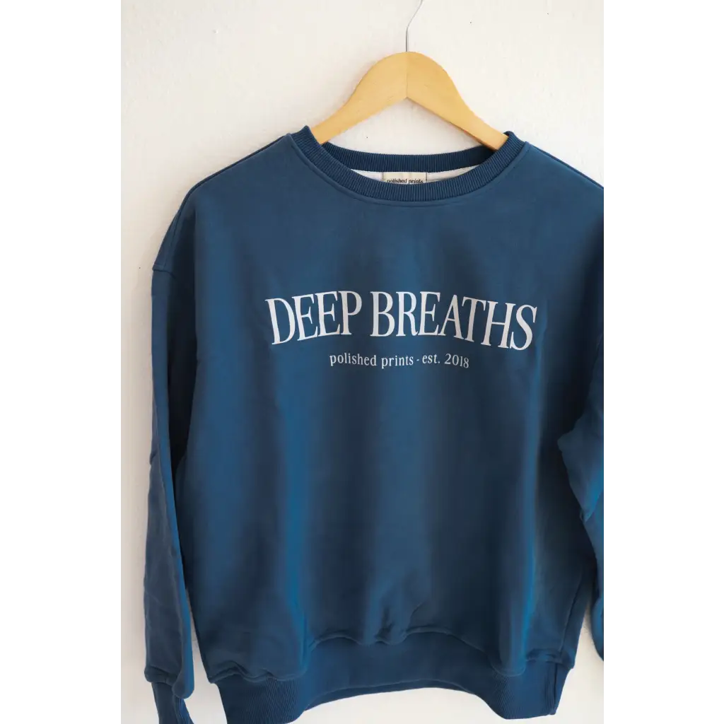 Deep Breaths Oversized Pullover - 170 Adult Sweater