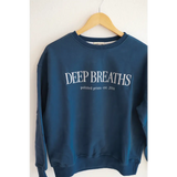 Deep Breaths Oversized Pullover - 170 Adult Sweater