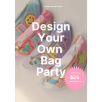 Pastel-colored custom fanny packs from Design Your Own Bag Party Package at the Craft Bar