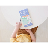 Child’s Dinosaur Watercolor Book with Water Brush, perfect for creative polished prints