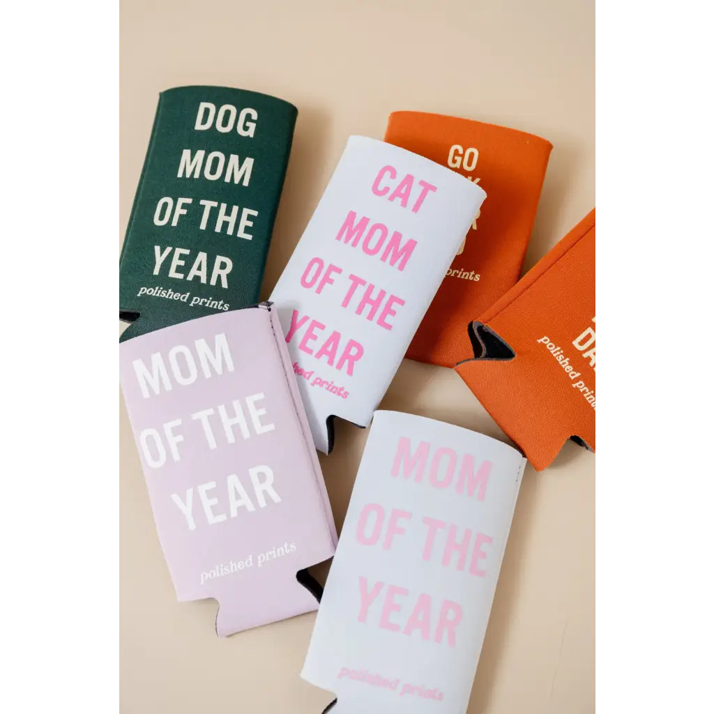 Dog Mom Of the Year Seltzer Koozie – Polished Prints