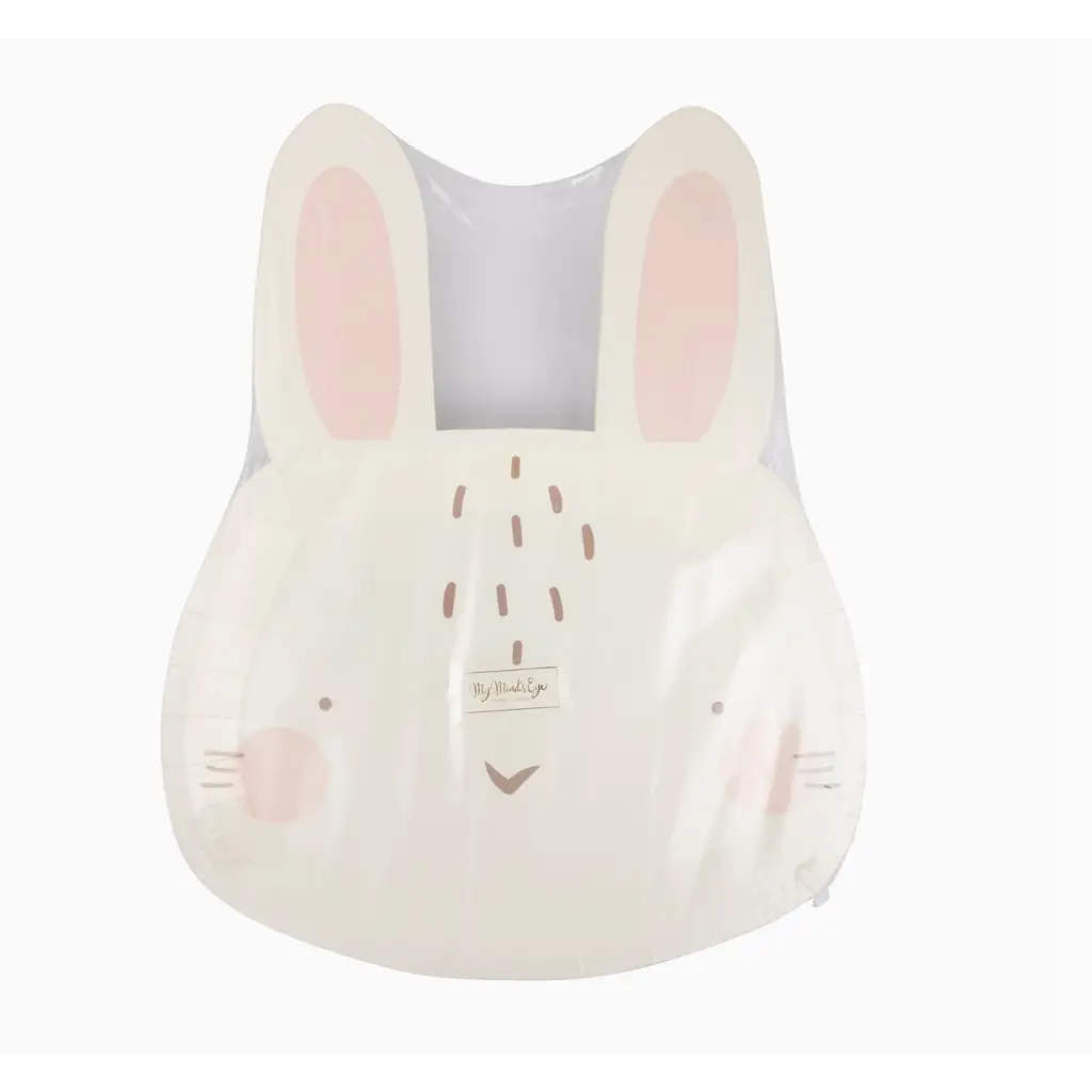Cute Bunny-shaped paper plates perfect for Easter celebrations and polished prints fun!