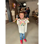 Cool Boy’s White T-Shirt with Planets from Edwardsville Craft Bar for fun style