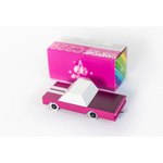 Pink Caminito Pickup Toy Car with white roof and black wheels for fun adventures