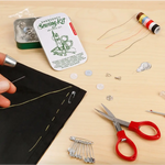 Emergency Sewing Kit with tools for quick fixes on polished prints and stylish womens clothes