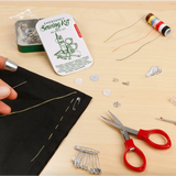 Emergency Sewing Kit with tools for quick fixes on polished prints and stylish womens clothes
