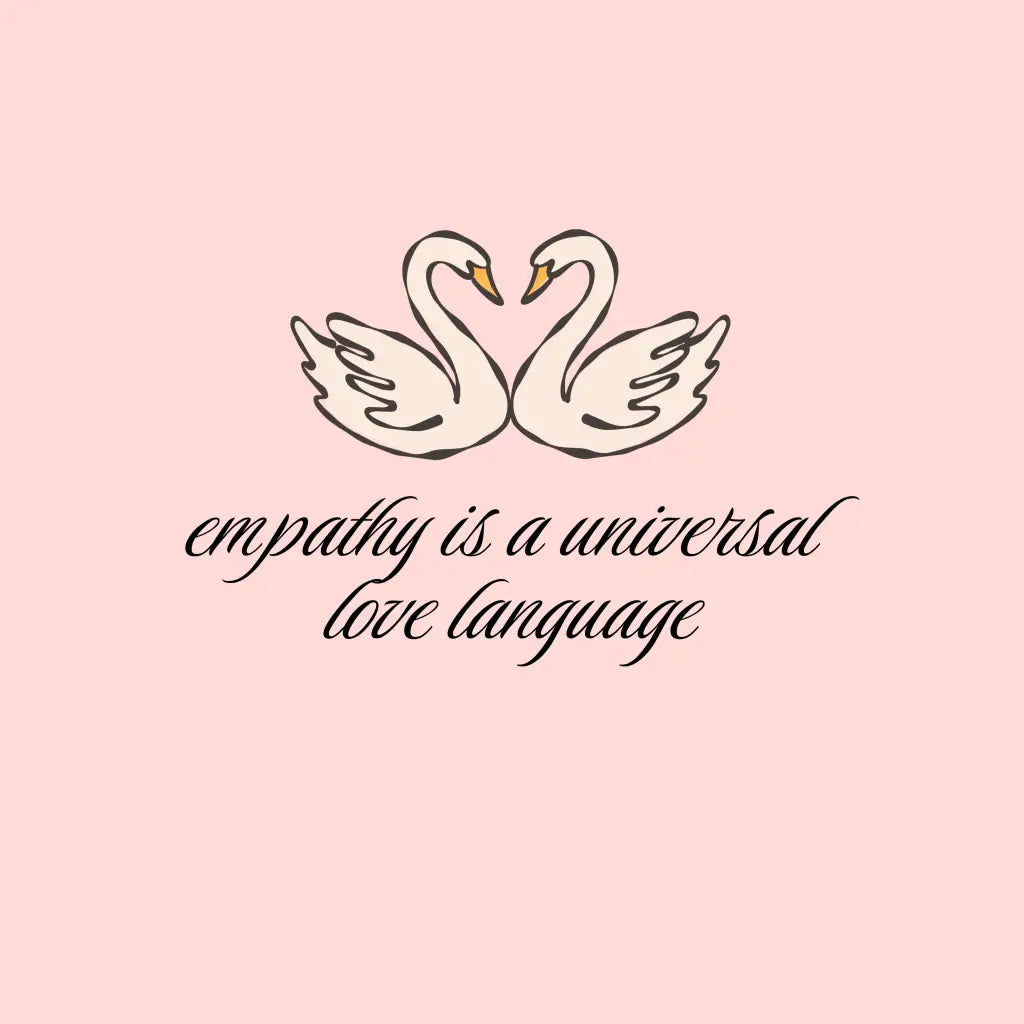 Two cream swans facing each other on royal apparel pigment-dyed pullover