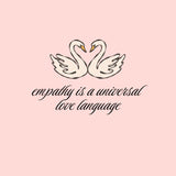 Two cream swans facing each other on royal apparel pigment-dyed pullover