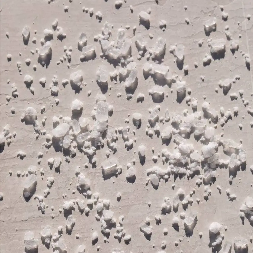 Lunar-textured white wall bath soak jar for relaxing bath ritual