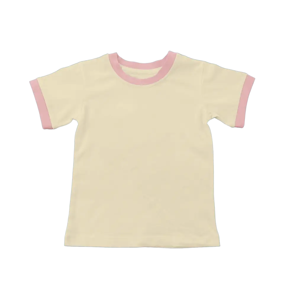 Everyday Basic Ringer in Rose - 320 Kids Ringer Tees