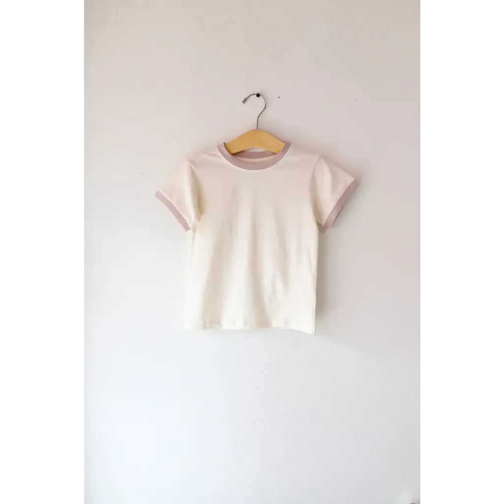 Everyday Kids Ringer In Fawn - 320 Kids Ringer Tees