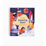 Colorful cover of Exploring Space with Emma and Louis Adventures Across the Universe