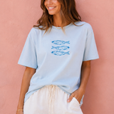 Sardine Mom Crop Tee
