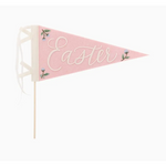 Pink Easter felt pennant banner adds a fun touch to your festive decor