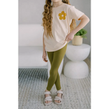 Fir Green Leggings | Kids - 340 Kids Bottoms