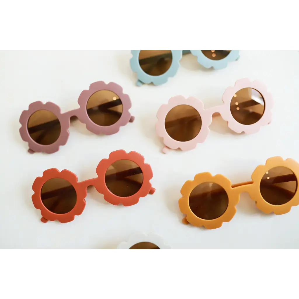 Flower Retro Sunglasses UV400 | Toddler/Baby - 510 Sunnies