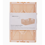 Folding Storage Crate, 12x8x4.5’’, perfect for creative storage solutions and organizing!