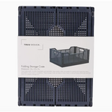 Folding Storage Crate, 16x12x7 inches, perfect for smart storage solutions and organization