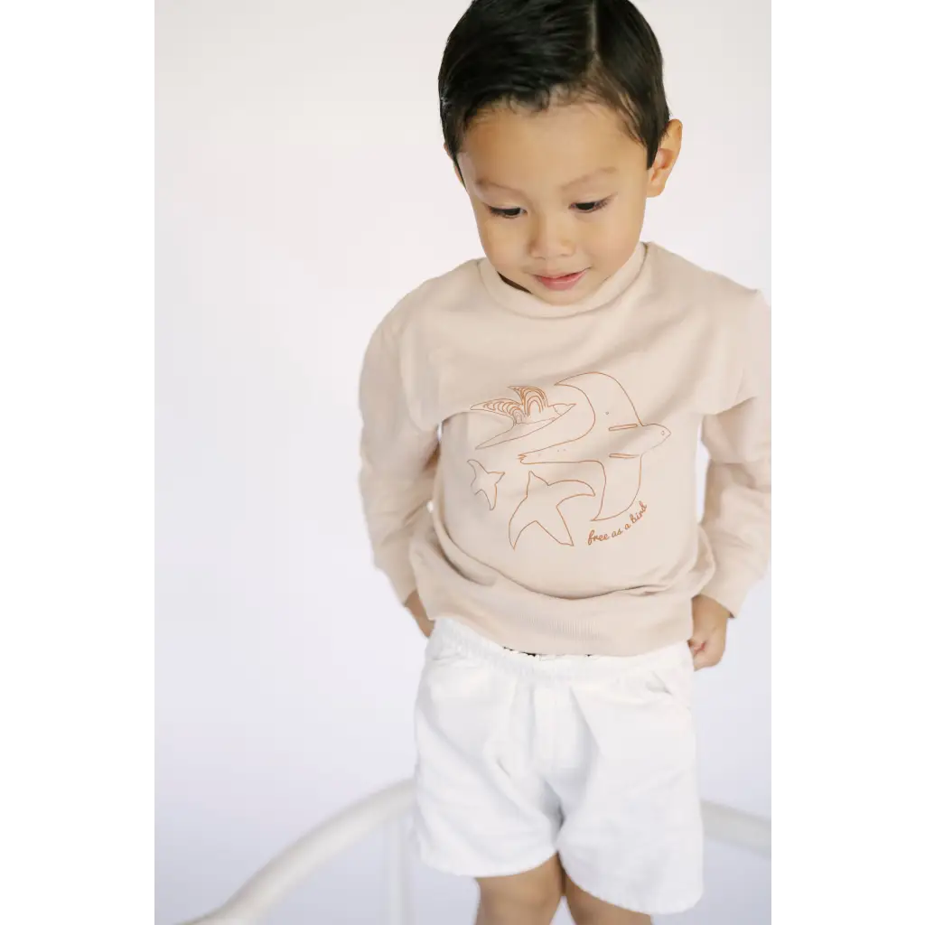 Free as a Bird Kid's Pullover - Polished Prints