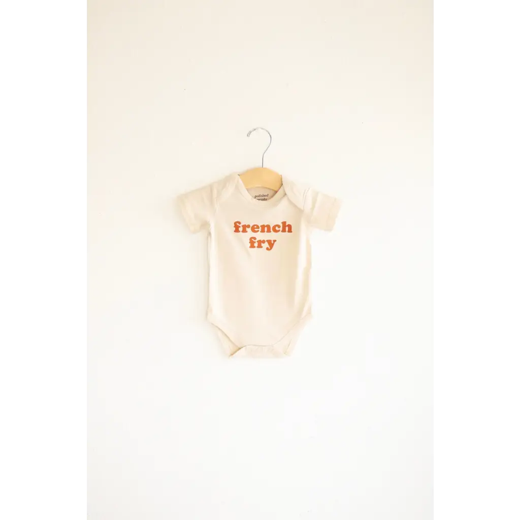 French Fry Organic Cotton Baby Onesie - 410 Printed Onesies