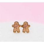 Gingerbread Stud Earrings | Stainless Steel - 560 Jewelry