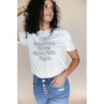 Girls With Dreams Become Women With Vision Graphic T-Shirt - Polished Prints