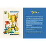 Gold trophy with sports gear and medals for Midwestern Conversation and stylish womens clothes