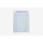 Guest Check Notepad Grocery List with polished prints for stylish womens clothes and moms